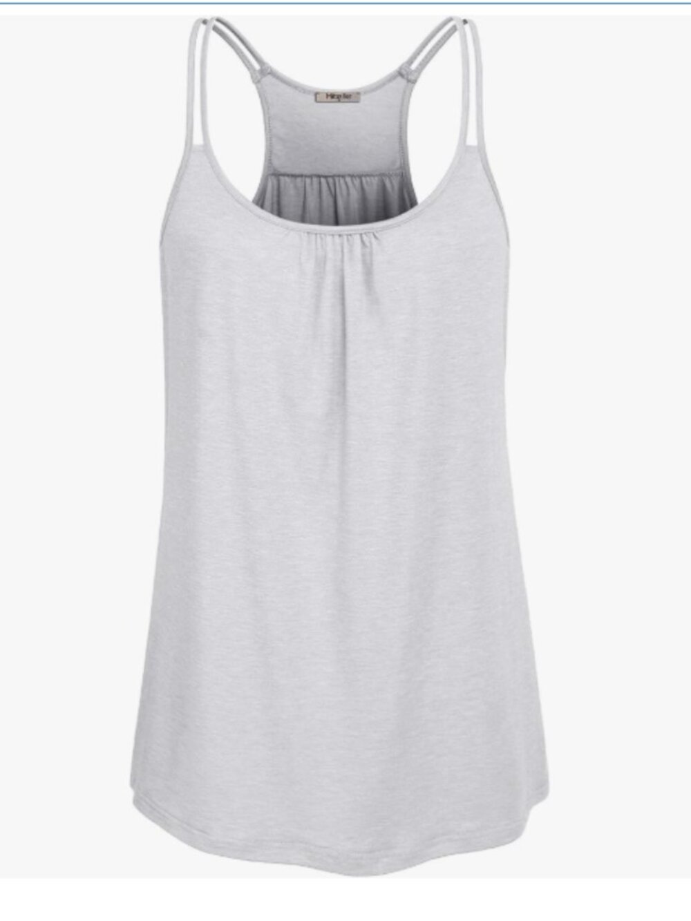 Womens Scoop Neck Cute Racerback Yoga Workout Tank Top - Size XXL
